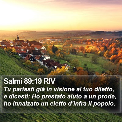 Salmi 89:19 RIV Bible Verse Image