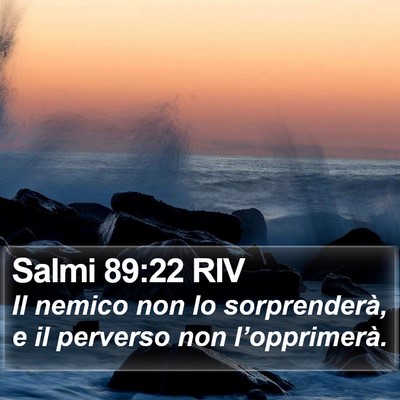 Salmi 89:22 RIV Bible Verse Image