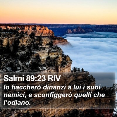 Salmi 89:23 RIV Bible Verse Image