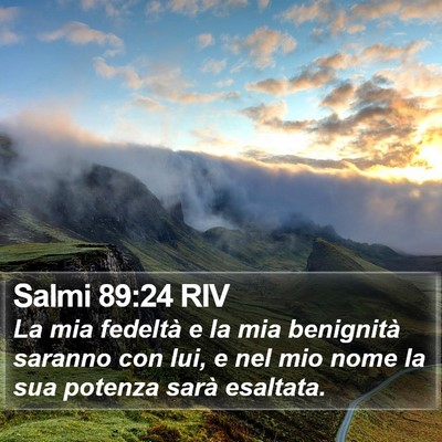 Salmi 89:24 RIV Bible Verse Image