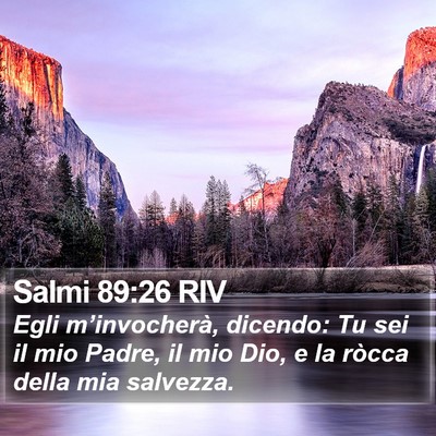 Salmi 89:26 RIV Bible Verse Image