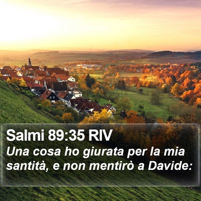 Salmi 89:35 RIV Bible Verse Image