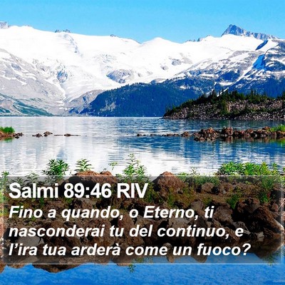 Salmi 89:46 RIV Bible Verse Image