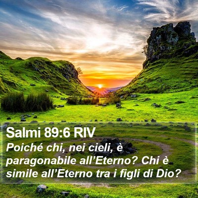 Salmi 89:6 RIV Bible Verse Image