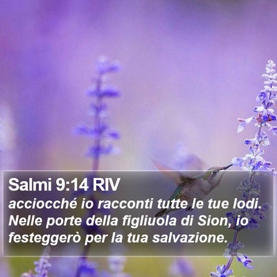 Salmi 9:14 RIV Bible Verse Image
