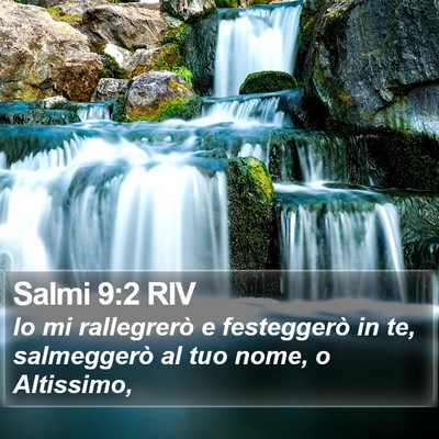 Salmi 9:2 RIV Bible Verse Image