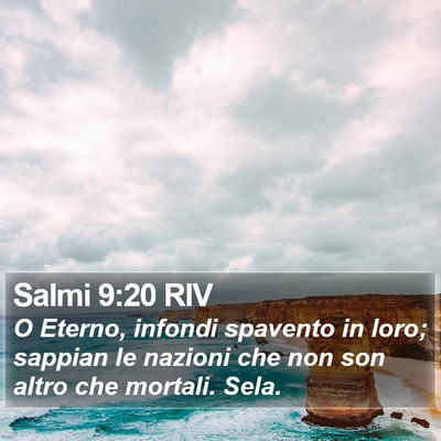 Salmi 9:20 RIV Bible Verse Image