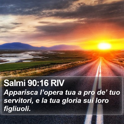 Salmi 90:16 RIV Bible Verse Image