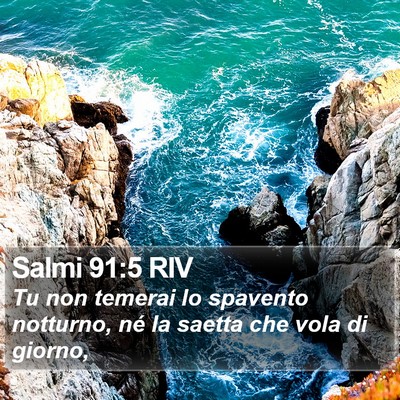 Salmi 91:5 RIV Bible Verse Image