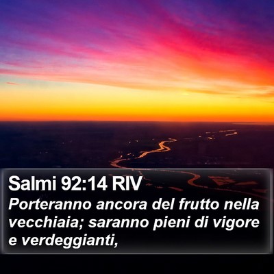 Salmi 92:14 RIV Bible Verse Image