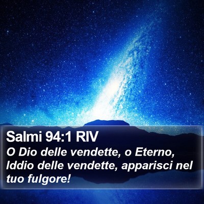 Salmi 94:1 RIV Bible Verse Image