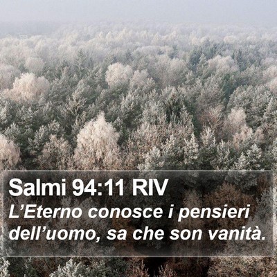 Salmi 94:11 RIV Bible Verse Image