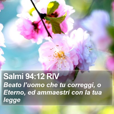 Salmi 94:12 RIV Bible Verse Image