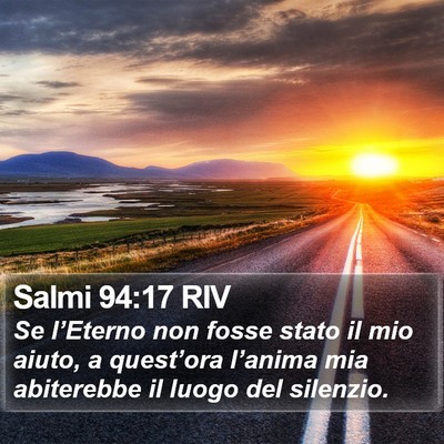 Salmi 94:17 RIV Bible Verse Image