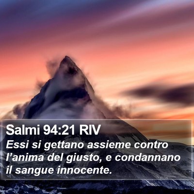 Salmi 94:21 RIV Bible Verse Image