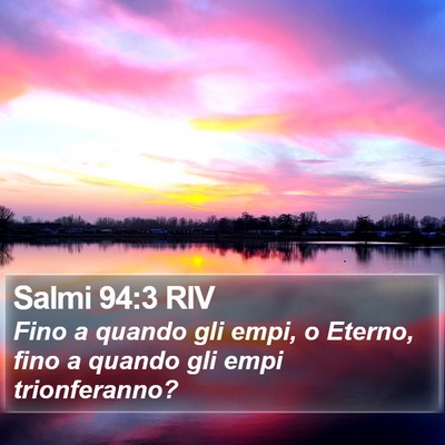 Salmi 94:3 RIV Bible Verse Image