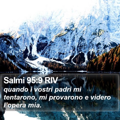 Salmi 95:9 RIV Bible Verse Image
