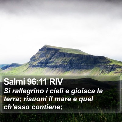 Salmi 96:11 RIV Bible Verse Image