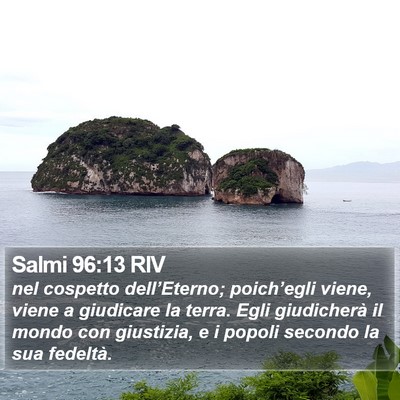 Salmi 96:13 RIV Bible Verse Image