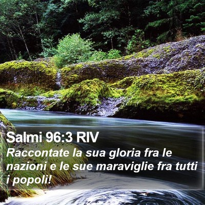 Salmi 96:3 RIV Bible Verse Image