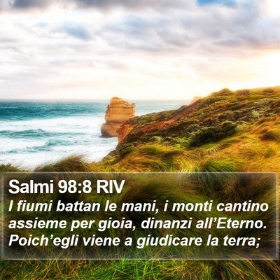 Salmi 98:8 RIV Bible Verse Image