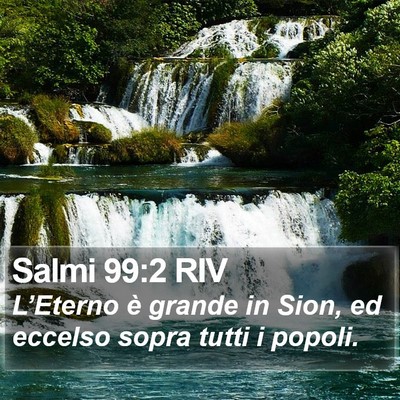 Salmi 99:2 RIV Bible Verse Image