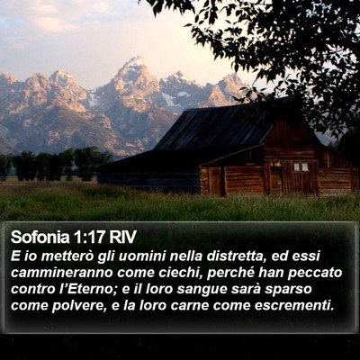 Sofonia 1:17 RIV Bible Verse Image
