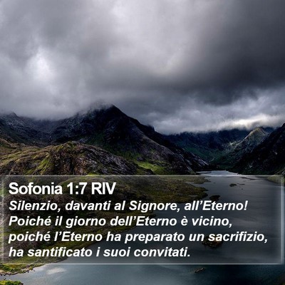 Sofonia 1:7 RIV Bible Verse Image
