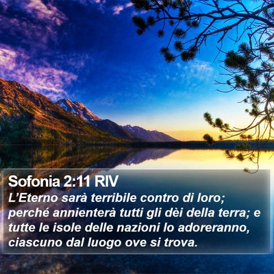 Sofonia 2:11 RIV Bible Verse Image