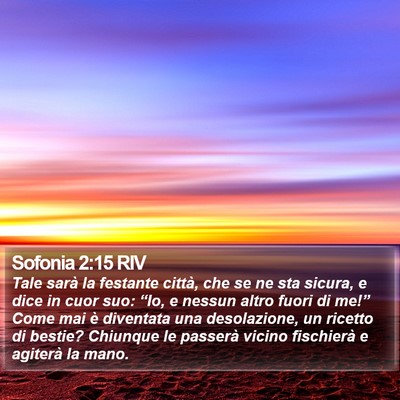 Sofonia 2:15 RIV Bible Verse Image