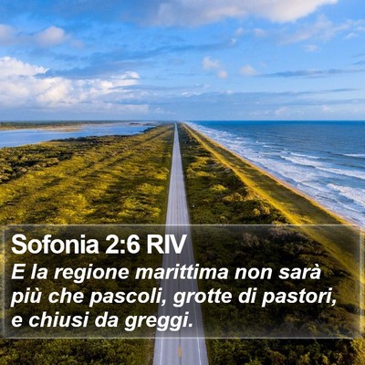 Sofonia 2:6 RIV Bible Verse Image