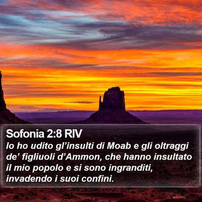 Sofonia 2:8 RIV Bible Verse Image