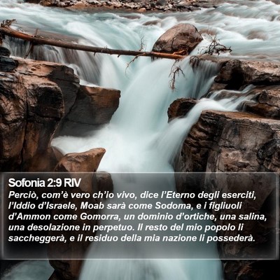 Sofonia 2:9 RIV Bible Verse Image