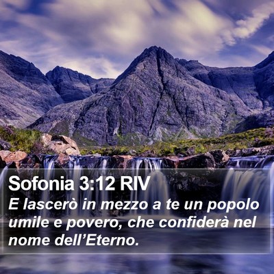 Sofonia 3:12 RIV Bible Verse Image