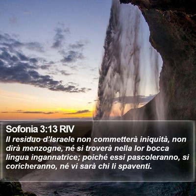 Sofonia 3:13 RIV Bible Verse Image
