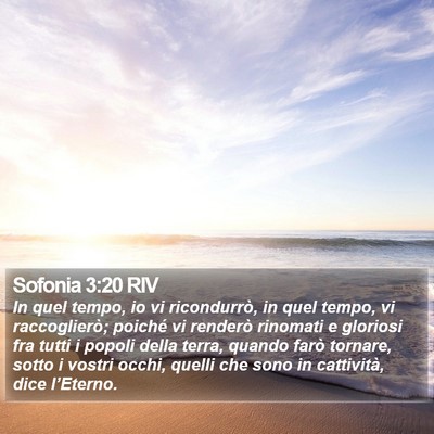Sofonia 3:20 RIV Bible Verse Image