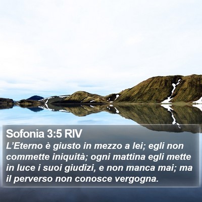 Sofonia 3:5 RIV Bible Verse Image