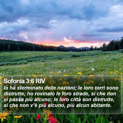Sofonia 3:6 RIV Bible Verse Image