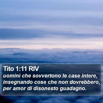 Tito 1:11 RIV Bible Verse Image
