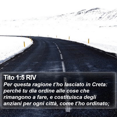 Tito 1:5 RIV Bible Verse Image