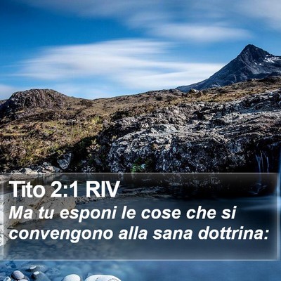 Tito 2:1 RIV Bible Verse Image