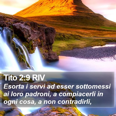 Tito 2:9 RIV Bible Verse Image