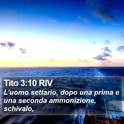 Tito 3:10 RIV Bible Verse Image