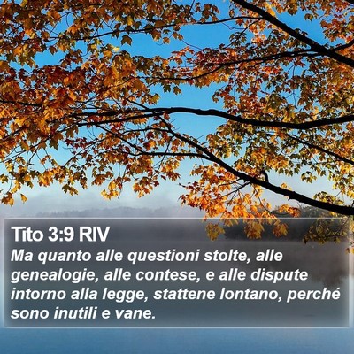 Tito 3:9 RIV Bible Verse Image