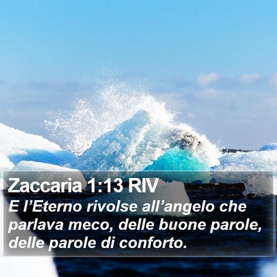 Zaccaria 1:13 RIV Bible Verse Image
