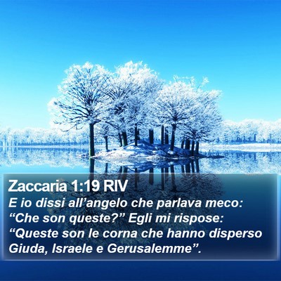 Zaccaria 1:19 RIV Bible Verse Image