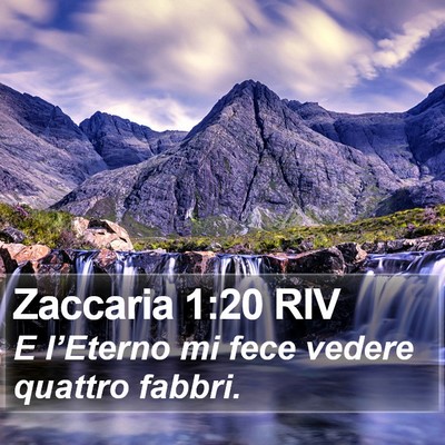 Zaccaria 1:20 RIV Bible Verse Image