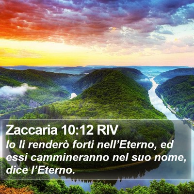 Zaccaria 10:12 RIV Bible Verse Image