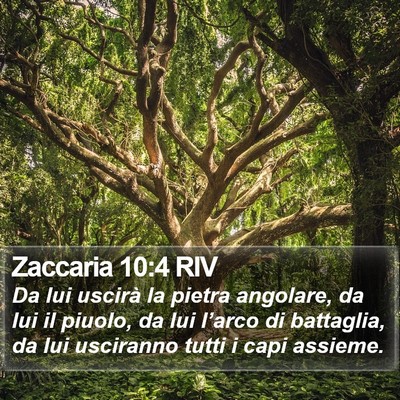 Zaccaria 10:4 RIV Bible Verse Image