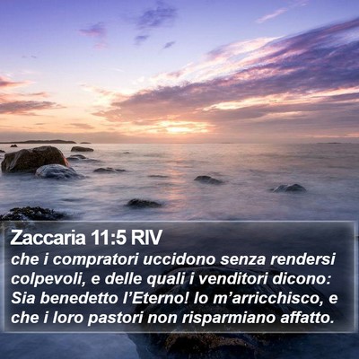 Zaccaria 11:5 RIV Bible Verse Image